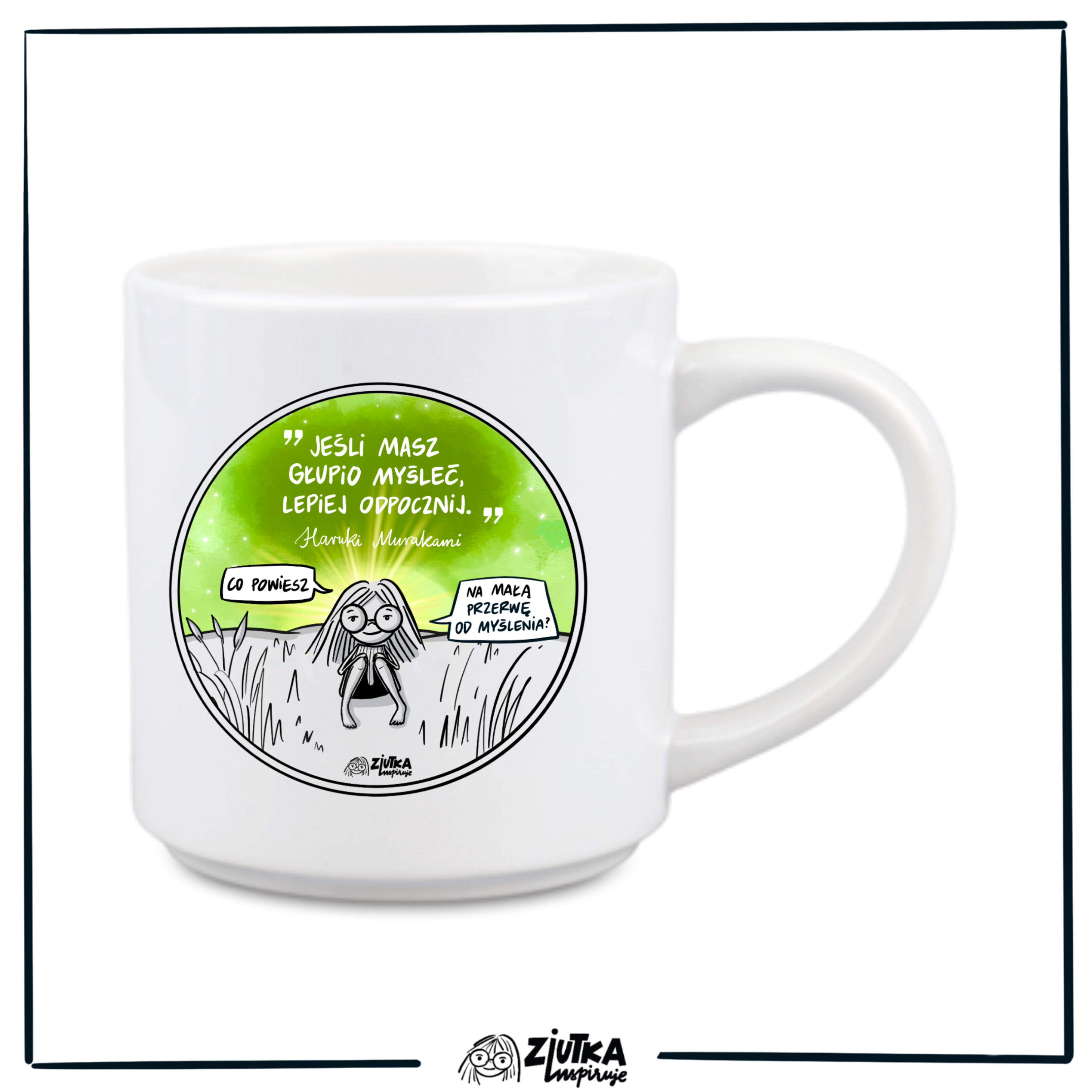 Kubek do kawy, herbaty. Gazdżet na prezent, gift,inspiracja do rozwoju.