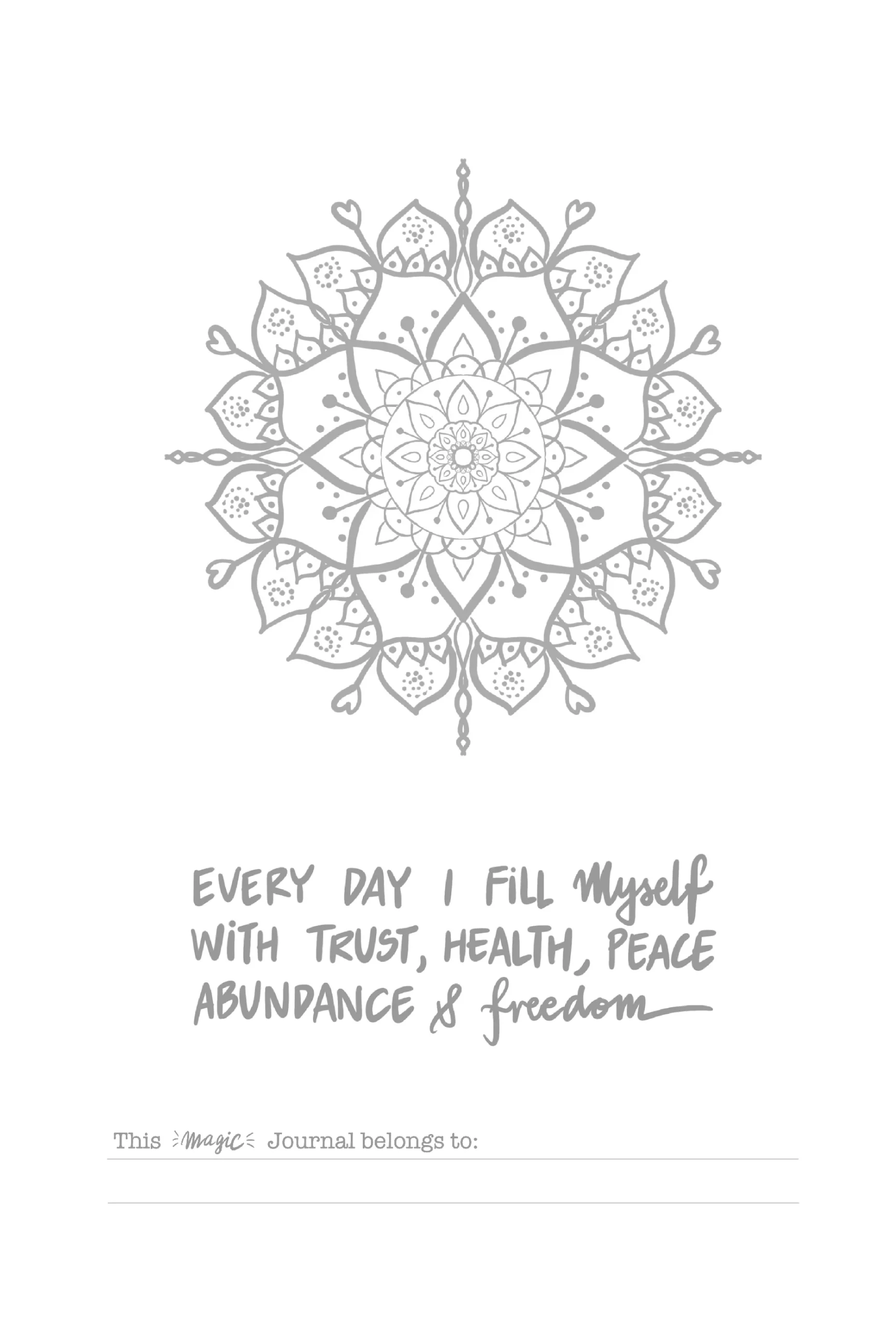 Ziutkowy notebook "My magic journal" - obrazek 2